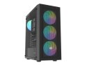 OBUDOWA FURY SHOBO SH8F ARGB MIDI TOWER Z OKNEM CZARNA