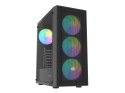 OBUDOWA FURY SHOBO SH8F ARGB MIDI TOWER Z OKNEM CZARNA