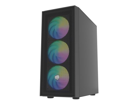 OBUDOWA FURY SHOBO SH8F ARGB MIDI TOWER Z OKNEM CZARNA