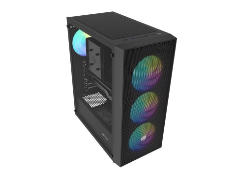 OBUDOWA FURY SHOBO SH8F ARGB MIDI TOWER Z OKNEM CZARNA