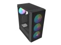 OBUDOWA FURY SHOBO SH8F ARGB MIDI TOWER Z OKNEM CZARNA