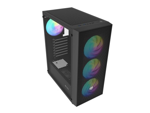 OBUDOWA FURY SHOBO SH8F ARGB MIDI TOWER Z OKNEM CZARNA
