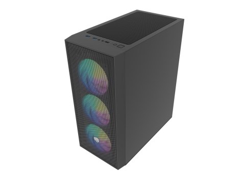 OBUDOWA FURY SHOBO SH8F ARGB MIDI TOWER Z OKNEM CZARNA