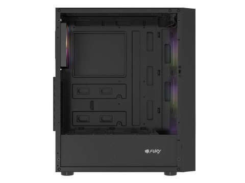 OBUDOWA FURY SHOBO SH8F ARGB MIDI TOWER Z OKNEM CZARNA