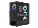 OBUDOWA FURY SHOBO SH8F ARGB MIDI TOWER Z OKNEM CZARNA
