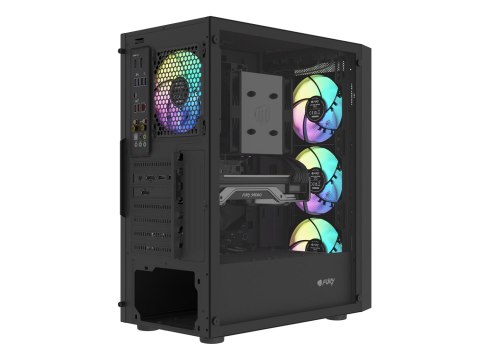 OBUDOWA FURY SHOBO SH8F ARGB MIDI TOWER Z OKNEM CZARNA