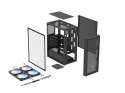 OBUDOWA FURY SHOBO SH8F ARGB MIDI TOWER Z OKNEM CZARNA