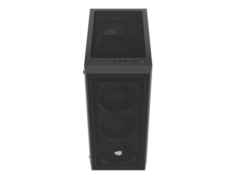 OBUDOWA FURY SHOBO SH8F MIDI TOWER Z OKNEM CZARNA