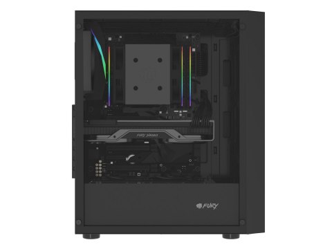 OBUDOWA FURY SHOBO SH8F MIDI TOWER Z OKNEM CZARNA
