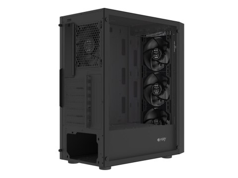 OBUDOWA FURY SHOBO SH8F MIDI TOWER Z OKNEM CZARNA