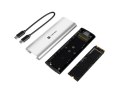 OBUDOWA SSD ZEWNĘTRZNA NATEC RHINO M.2 NVME LITE USB-C 3.2 GEN 2 ARCTIC SILVER