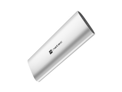 OBUDOWA SSD ZEWNĘTRZNA NATEC RHINO M.2 NVME LITE USB-C 3.2 GEN 2 ARCTIC SILVER