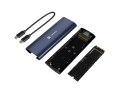 OBUDOWA SSD ZEWNĘTRZNA NATEC RHINO M.2 NVME LITE USB-C 3.2 GEN 2 STEEL NAVY