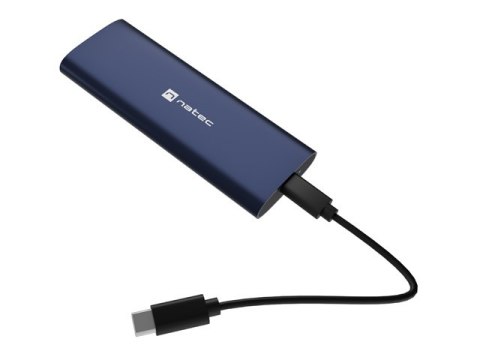 OBUDOWA SSD ZEWNĘTRZNA NATEC RHINO M.2 NVME LITE USB-C 3.2 GEN 2 STEEL NAVY