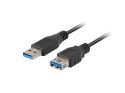 PRZEDŁUŻACZ USB-A M/F 3.0 1.8M CZARNY NATEC EXTREME MEDIA (BLISTER)