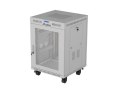 SZAFA INSTALACYJNA RACK STOJĄCA 19" 15U 600X600 SZARA DRZWI PERFOROWANE LCD LANBERG (FLAT PACK)
