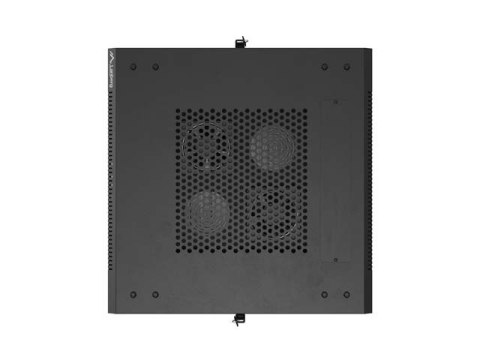 SZAFA INSTALACYJNA RACK STOJĄCA 19" 18U 600X600 CZARNA DRZWI PRZESZKLONE LANBERG (FLAT PACK)