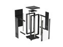 SZAFA INSTALACYJNA RACK STOJĄCA 19" 18U 600X600 CZARNA DRZWI PRZESZKLONE LANBERG (FLAT PACK)