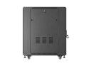 SZAFA INSTALACYJNA RACK STOJĄCA 19" 18U 600X800 CZARNA DRZWI PRZESZKLONE LANBERG (FLAT PACK)