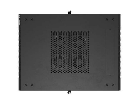 SZAFA INSTALACYJNA RACK STOJĄCA 19" 18U 600X800 CZARNA DRZWI PRZESZKLONE LANBERG (FLAT PACK)