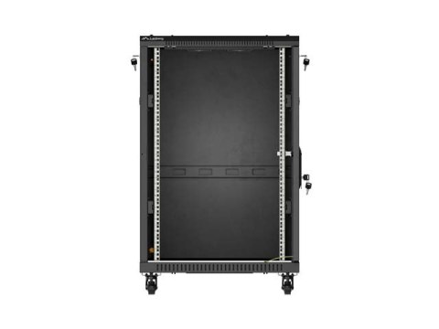 SZAFA INSTALACYJNA RACK STOJĄCA 19" 18U 600X800 CZARNA DRZWI PRZESZKLONE LANBERG (FLAT PACK)