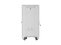 SZAFA INSTALACYJNA RACK STOJĄCA 19" 22U 600X600 SZARA DRZWI PRZESZKLONE LCD LANBERG (FLAT PACK)