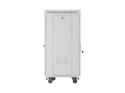 SZAFA INSTALACYJNA RACK STOJĄCA 19" 22U 600X600 SZARA DRZWI PRZESZKLONE LCD LANBERG (FLAT PACK)