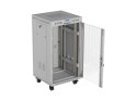 SZAFA INSTALACYJNA RACK STOJĄCA 19" 22U 600X600 SZARA DRZWI PRZESZKLONE LCD LANBERG (FLAT PACK)