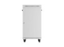 SZAFA INSTALACYJNA RACK STOJĄCA 19" 22U 600X600 SZARA DRZWI PRZESZKLONE LCD LANBERG (FLAT PACK)