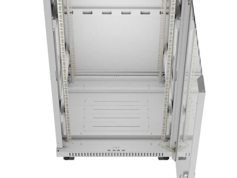 SZAFA INSTALACYJNA RACK STOJĄCA 19" 22U 600X600 SZARA DRZWI PRZESZKLONE LCD LANBERG (FLAT PACK)