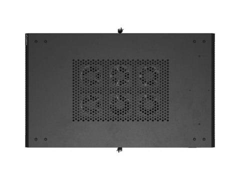 SZAFA INSTALACYJNA RACK STOJĄCA 19" 27U 600X1000 CZARNA DRZWI PERFOROWANE LANBERG (FLAT PACK)