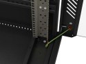 SZAFA INSTALACYJNA RACK STOJĄCA 19" 27U 600X1000 CZARNA DRZWI PRZESZKLONE LANBERG (FLAT PACK)