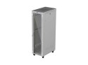 SZAFA INSTALACYJNA RACK STOJĄCA 19" 42U 600X1000 SZARA DRZWI PRZESZKLONE LCD LANBERG (FLAT PACK)