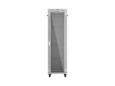 SZAFA INSTALACYJNA RACK STOJĄCA 19" 42U 600X1000 SZARA DRZWI PRZESZKLONE LCD LANBERG (FLAT PACK)