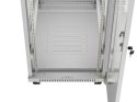 SZAFA INSTALACYJNA RACK STOJĄCA 19" 42U 600X1000 SZARA DRZWI PRZESZKLONE LCD LANBERG (FLAT PACK)