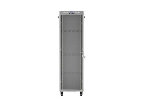 SZAFA INSTALACYJNA RACK STOJĄCA 19" 42U 600X1000 SZARA DRZWI PRZESZKLONE LCD LANBERG (FLAT PACK)