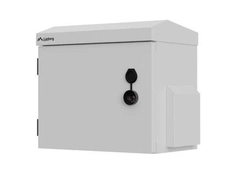 SZAFA RACK WISZĄCA 10" HERMETYCZNA IP55 MONTAŻ NA ŚCIANIE/SŁUPIE 320X220X300 SZARA LANBERG (ZŁOŻONA)