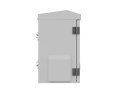 SZAFA RACK WISZĄCA 10" HERMETYCZNA IP55 MONTAŻ NA ŚCIANIE/SŁUPIE 320X220X400 SZARA LANBERG (ZŁOŻONA)