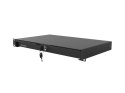 SZUFLADA DO SZAF 19" 1U 270MM CZARNA LANBERG (1U/483X270MM UDŹWIG DO 30KG)