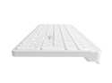 KLAWIATURA NATEC TANG US BEZPRZEWODOWA BT + 2.4GHZ CICHA SLIM BIAŁA