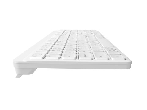 KLAWIATURA NATEC TANG US BEZPRZEWODOWA BT + 2.4GHZ CICHA SLIM BIAŁA