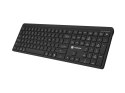 KLAWIATURA NATEC TANG US BEZPRZEWODOWA BT + 2.4GHZ CICHA SLIM CZARNA