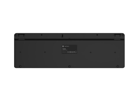 KLAWIATURA NATEC TANG US BEZPRZEWODOWA BT + 2.4GHZ CICHA SLIM CZARNA
