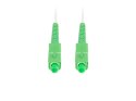 PATCHCORD ŚWIATŁOWODOWY SM SC/APC-SC/APC SIMPLEX 3.0MM LSZH G657B3 50M BIAŁY LANBERG