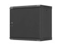 SZAFA INSTALACYJNA RACK WISZĄCA 19" 9U 540X350 CZARNA DRZWI PEŁEN METAL LANBERG (FLAT PACK)