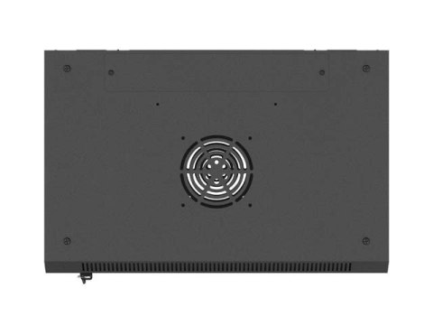SZAFA INSTALACYJNA RACK WISZĄCA 19" 9U 540X350 CZARNA DRZWI PEŁEN METAL LANBERG (FLAT PACK)