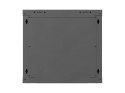 SZAFA INSTALACYJNA RACK WISZĄCA 19" 9U 540X350 CZARNA DRZWI PEŁEN METAL LANBERG (FLAT PACK)