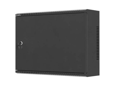 SZAFA INSTALACYJNA TPR 10" & 19" Z PŁYTĄ MESH 560X420X180 CZARNA LANBERG (ZŁOŻONA)  