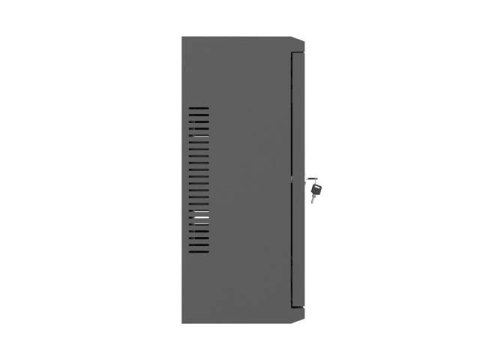 SZAFA INSTALACYJNA TPR 10" & 19" Z PŁYTĄ MESH 560X420X180 CZARNA LANBERG (ZŁOŻONA)  
