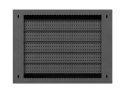 SZAFA INSTALACYJNA TPR 10" & 19" Z PŁYTĄ MESH 560X420X180 CZARNA LANBERG (ZŁOŻONA)  